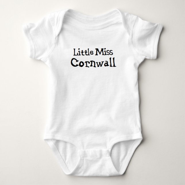 cornish little miss baby bodysuit (Front)