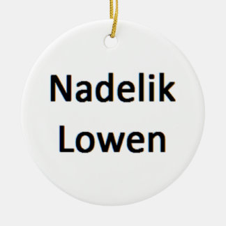 cornish nadelik lowen ceramic tree decoration