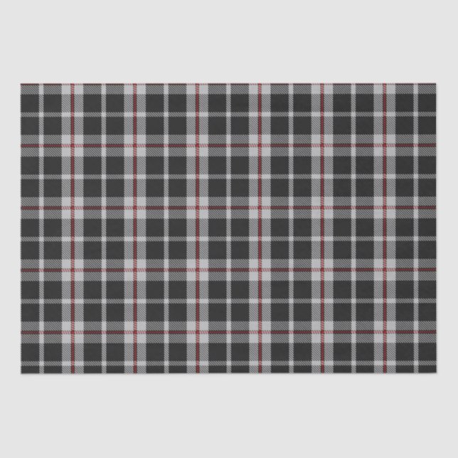 Cornish National St Piran Tartan Tissue Paper (Front)