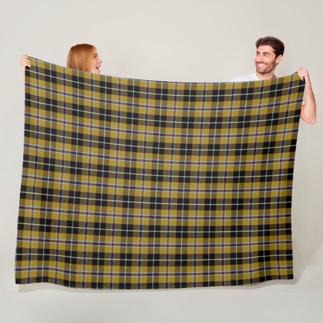 Cornish National Tartan Fleece Blanket (In Situ)