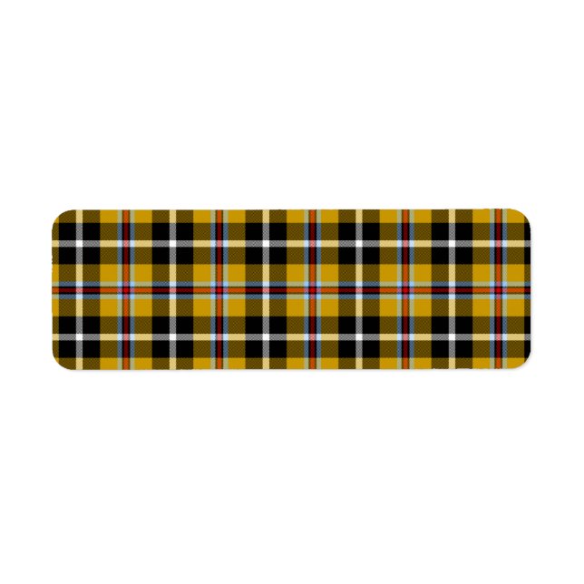 Cornish National Tartan Yellow and Black Plaid (Front)