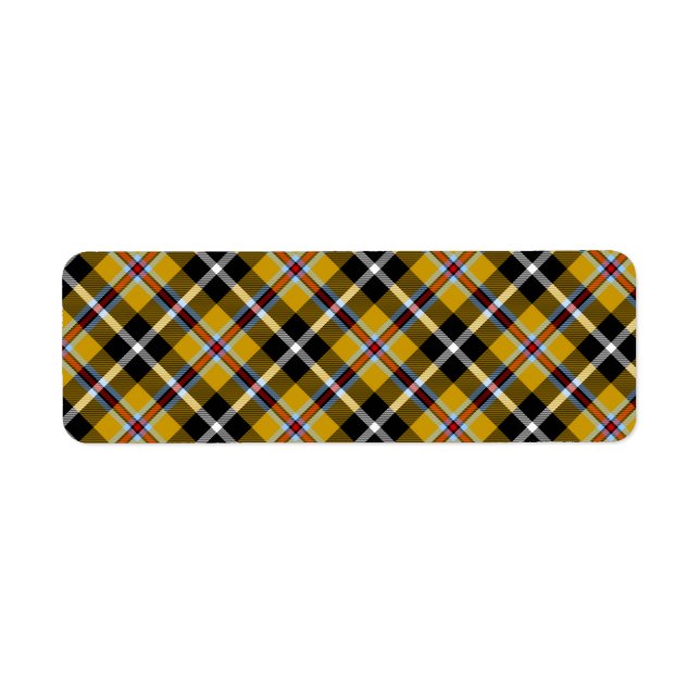Cornish National Tartan Yellow and Black Plaid (Front)