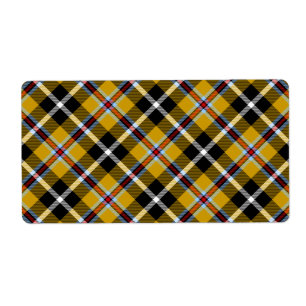 Cornish National Tartan Yellow and Black Plaid