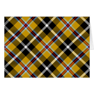Cornish National Tartan Yellow and Black Plaid