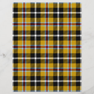 Cornish National Tartan Yellow and Black Plaid