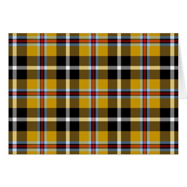 Cornish National Tartan Yellow and Black Plaid (Front Horizontal)