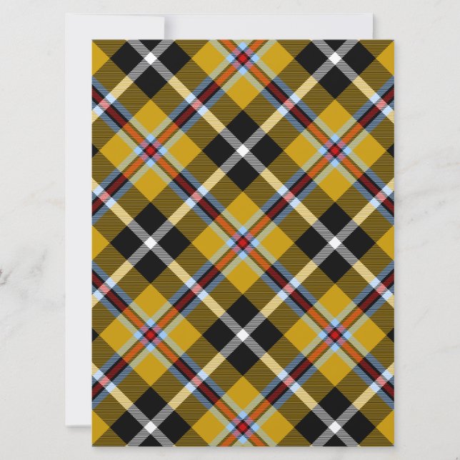 Cornish National Tartan Yellow and Black Plaid (Front)