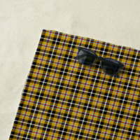 Cornish National Tartan Yellow and Black Plaid