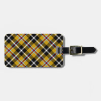 Cornish National Tartan Yellow and Black Plaid