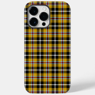 Cornish National Tartan Yellow Black Plaid Case-Mate iPhone 14 Pro Max Case
