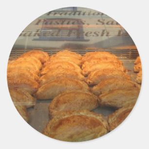 Cornish Pasties Classic Round Sticker