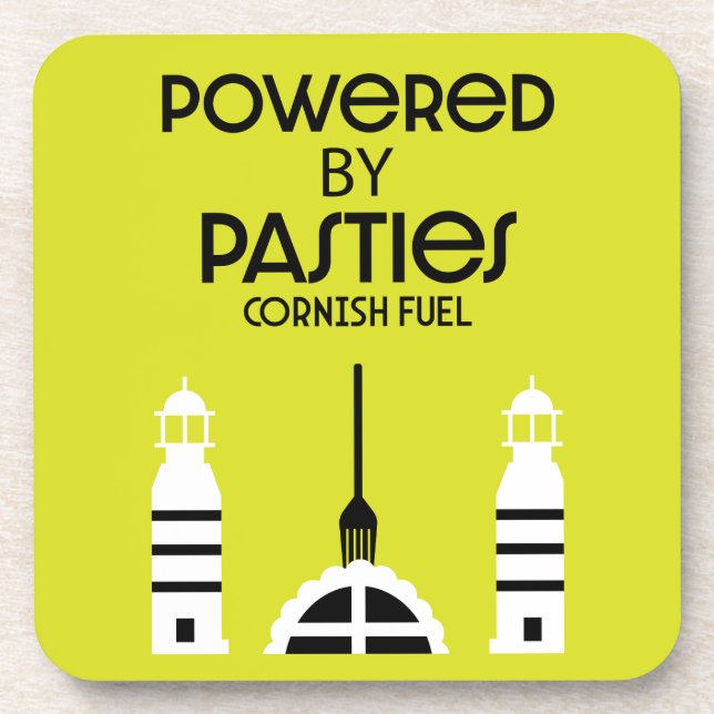 Cornish Pasties Cornwall  Coaster (Front)