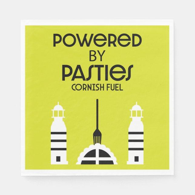 Cornish Pasties Cornwall  Napkin (Front)