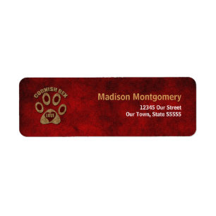 Cornish Rex Cat Breed Red Address