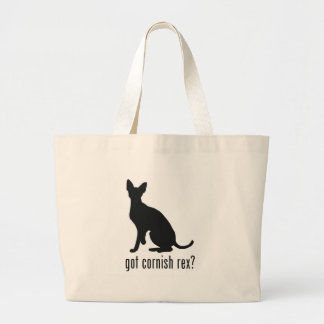 Cornish Rex Cat Large Tote Bag