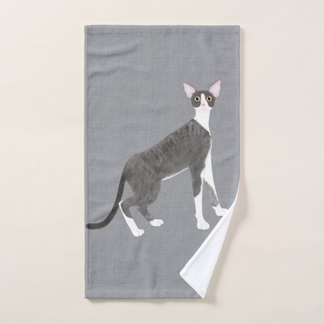 Cornish Rex Hand Towel (Hand Towel)