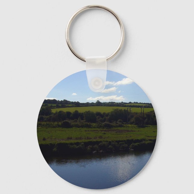 Cornish River and Countryside Key Ring (Front)