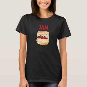 Cornish Scones Ideas For Women & Cornwall Jam Firs T-Shirt