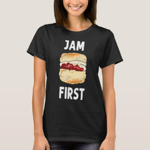 Cornish Scones Ideas For Women & Cornwall Jam Firs T-Shirt