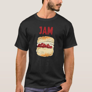 Cornish Scones Ideas For Women & Cornwall Jam Firs T-Shirt