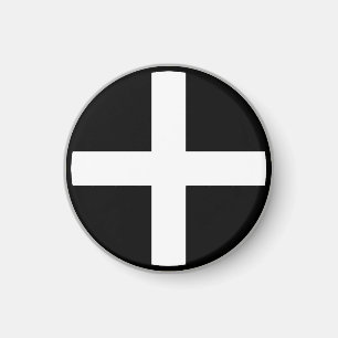 Cornish St Piran Flag Magnet