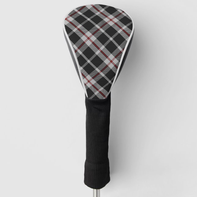 Cornish St Piran Tartan Golf Head Cover (Front)