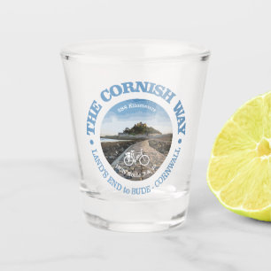Cornish Way (cycling c) Shot Glass