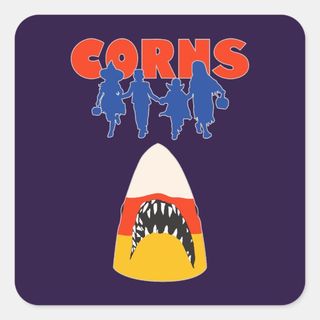CORNS SQUARE STICKER (Front)