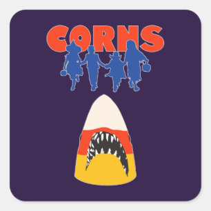 CORNS SQUARE STICKER