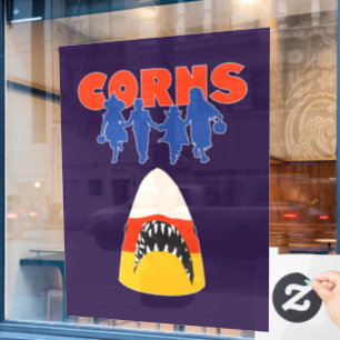CORNS WINDOW CLING