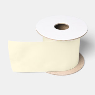 Cornsilk Solid Color Satin Ribbon