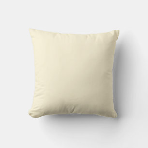 Cornsilk Solid Colour Background Cushion
