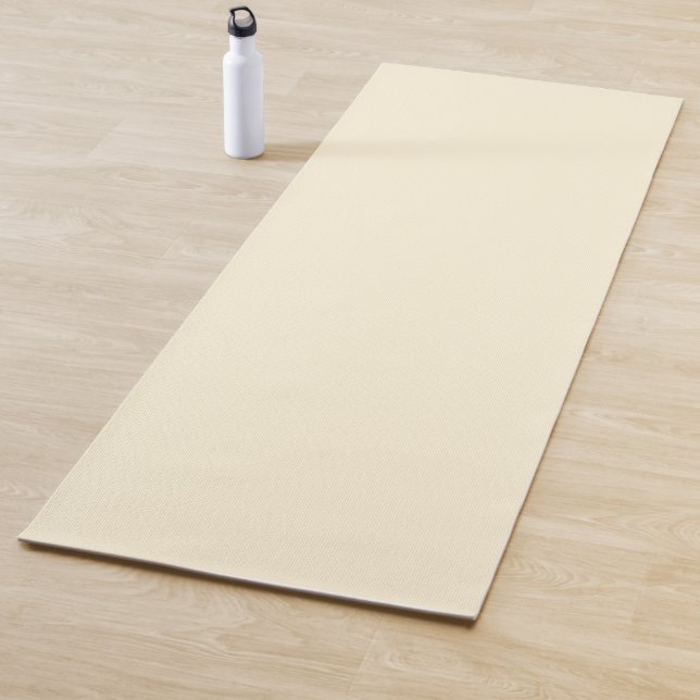 Cornsilk Solid Colour Yoga Mat (In Situ)