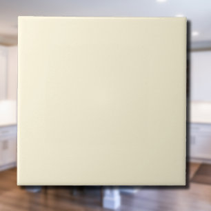 Cornsilk Yellow Solid Colour   Classic Elegant Tile