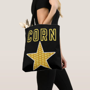 Cornstar Corn Star Funny Corn Hole Cornhole Team  Tote Bag