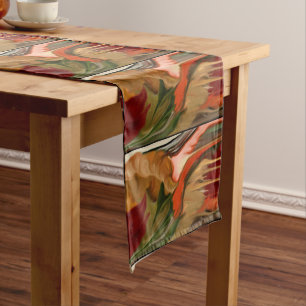 Cornucopia Abstract Art Medium Table Runner