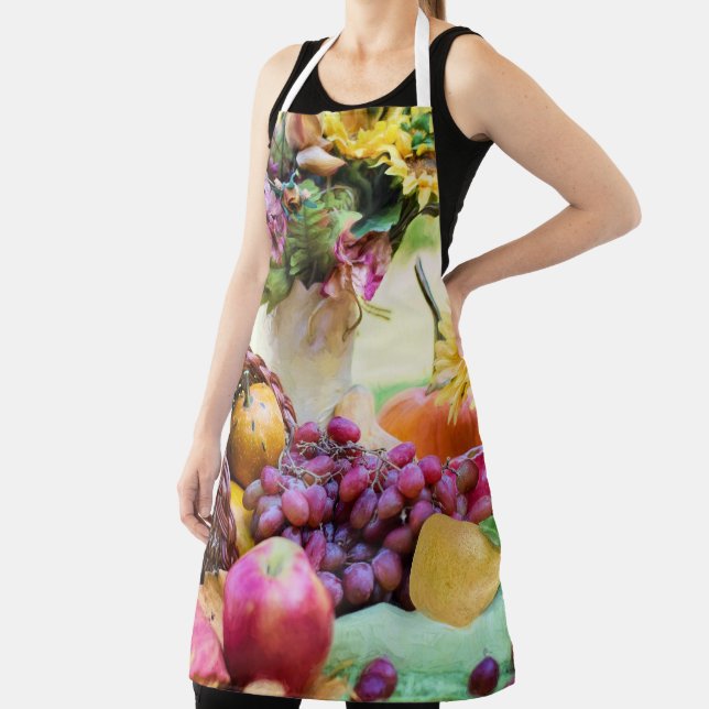 Cornucopia Autumn Harvest Chef's Table Apron (Insitu)