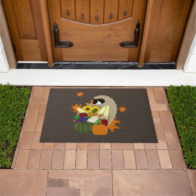 Cornucopia Cat Doormat (Outdoor)