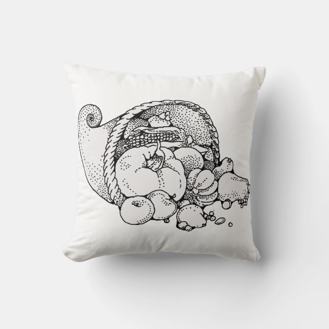 cornucopia cushion (Front)