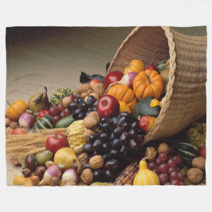 Cornucopia Fleece Blanket