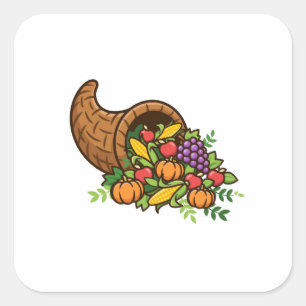 Cornucopia Harvest Fall Sticker