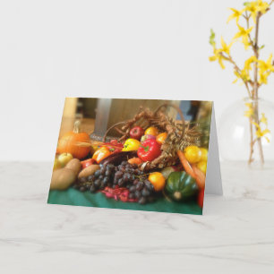 Cornucopia, Horn of Plenty, Card
