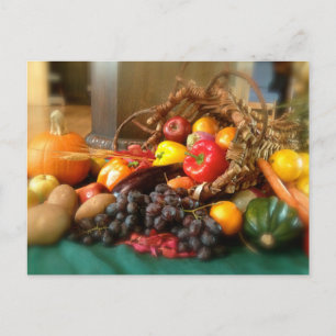 Cornucopia, Horn of Plenty, Postcard