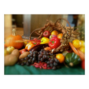 Cornucopia, Horn of Plenty, Poster