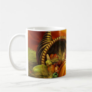 Cornucopia Thanksgiving Coffee Mug