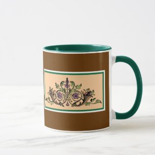 Cornucopia Vintage Thanksgiving Art Coffee Mug