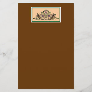 Cornucopia Vintage Thanksgiving Stationery