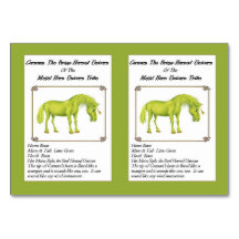 Cornum The Brass-Horned Unicorn Trading Card-