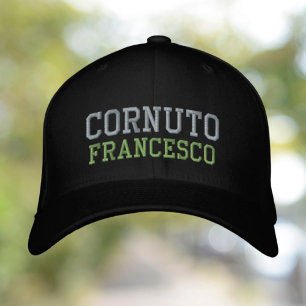 Cornuto Personalised embroidered cap