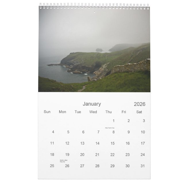 Cornwall 2011 Calendar (Jan 2026)